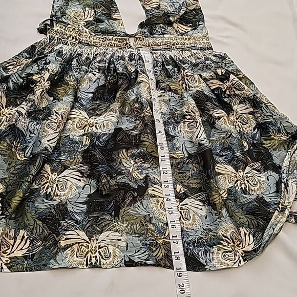 FREE PEOPLE PLUNGING HALTER DRESS, xs - Picture 8 of 11